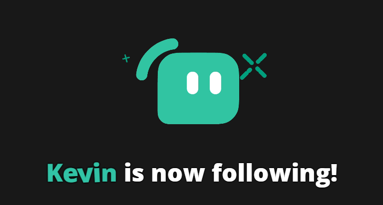 Streamlabs default Alert Box gif of mascot Kevin jumping up and down